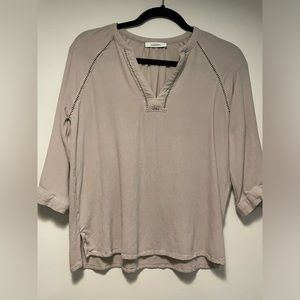 Mandee Women’s 3/4 Long Sleeve Shirt Blouse Size Small